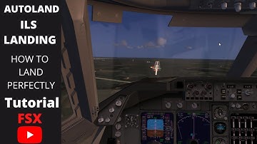 FSX ILS Landing Tutorial | How to Land With ILS | Land With AUTOPILOT | Boeing 747-400 |