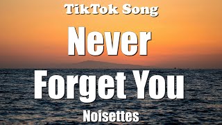 Noisettes - Never Forget You (i'll never forget you) (Lyrics) - TikTok Song