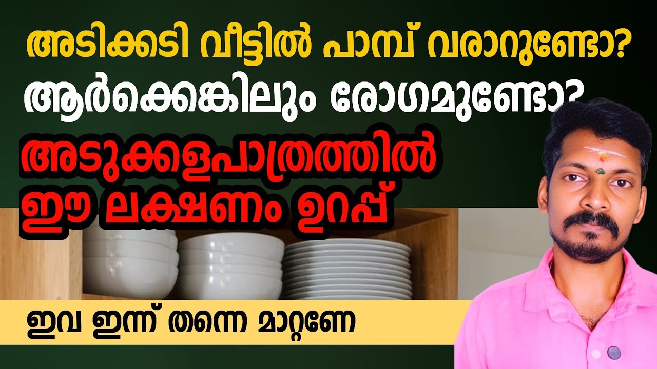 ഇനി ആർക്കും രോഗമില്ല, പാമ്പും ക്ഷുദ്രജീവിയും വീട്ടിൽ കയറില്ല. അടുക്കളയിൽ പാത്രം ശ്രദ്ധിക്കുക