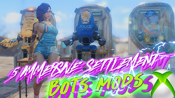 Fallout 4 - 5 Useful & Immersive Settlement Bots Mods That You Should Have In The Commonwealth