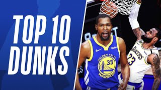 Top 10 DUNKS From Last 5 NBA FINALS 💥