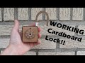 DIY Compact Cardboard Combination Lock | Got Cardboard?