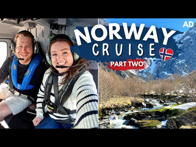 NORWAY CRUISE! 🇳🇴 PART TWO • stavanger, olden & ålesund • helicopter & glacier hike ⛰ P&O Cruises AD — Brogan Tate (video thumbnail)