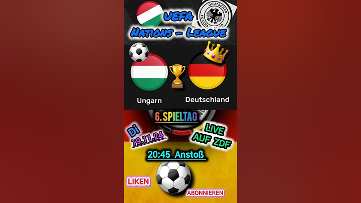 Nations-League 6.spieltag am 19.11.24 live auf ZDF Ungarn - Deutschland ⚽️🇩🇪#live #zdf #fussball
