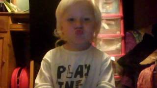 Little Boy Doing Towie Impressions