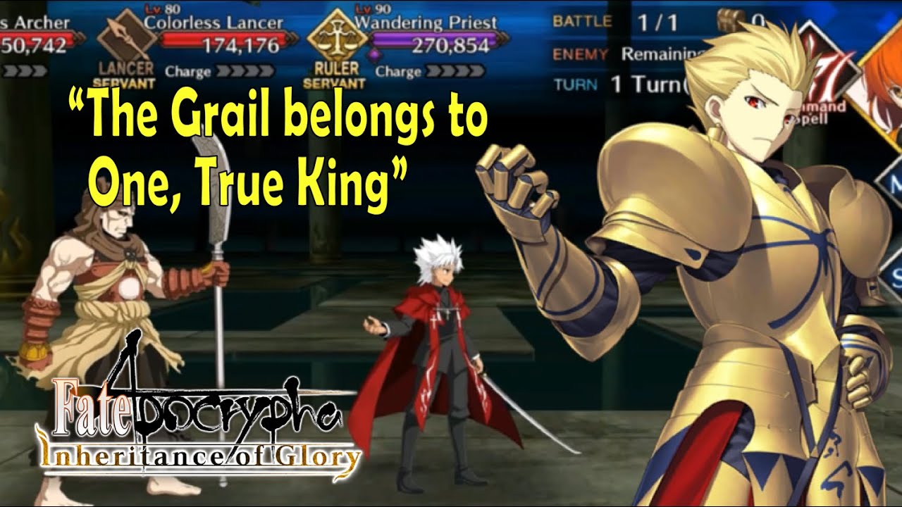 Fate Apocrypha Challenge Quest Gilgamesh Setup Fgo Na Youtube Fate Apocrypha Challenge Quest Gilgamesh Setup Fgo Na Youtube