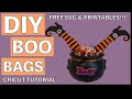 DIY Boo Bags | Cricut Tutorial | Free SVG &amp; Printables