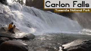 RECORD SNOW MELT! Yosemite National Park waterfalls 2023 flooding | Carlon Falls  | California