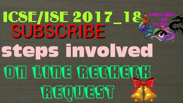 ICSE/ISE Results Recheck steps follow to payment 2018