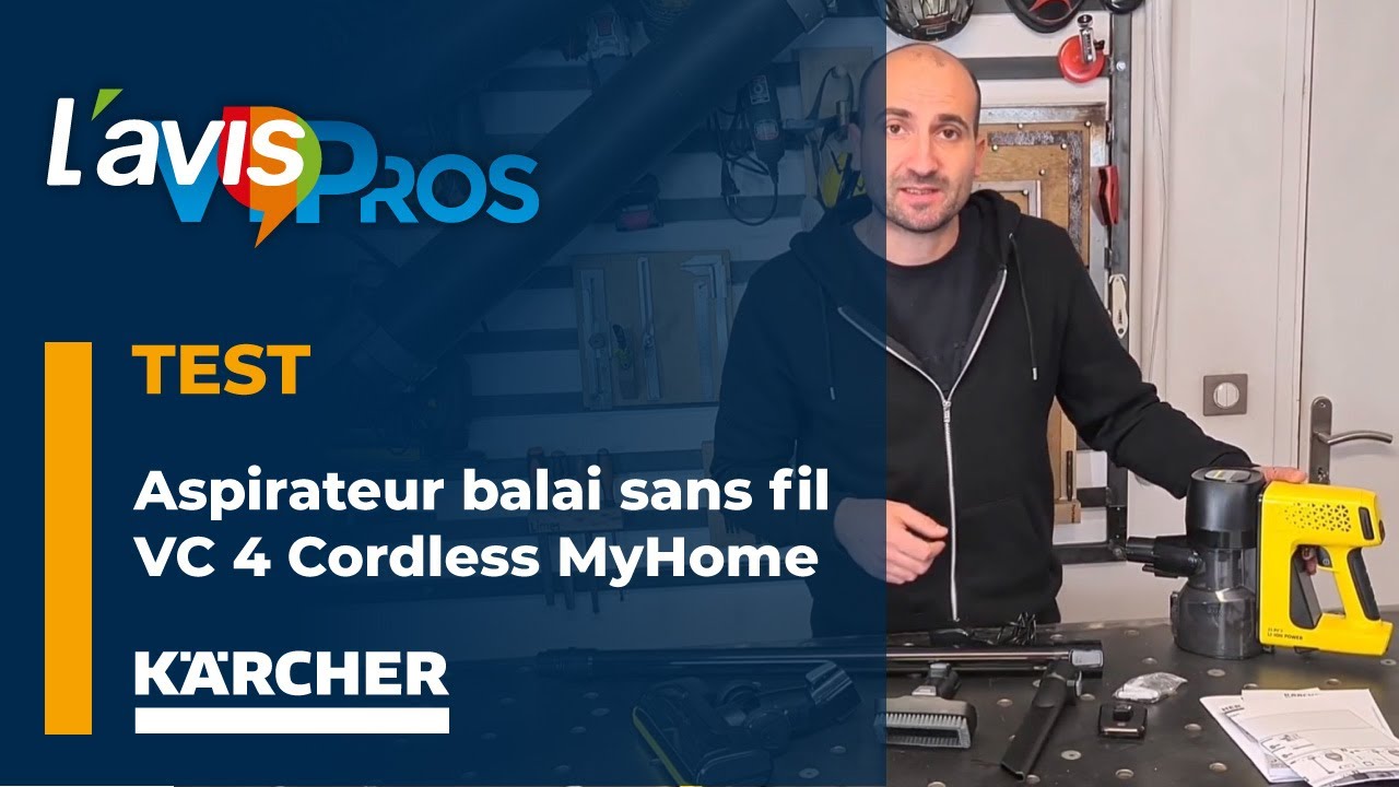 Aspirateur sans fil VC 4 Cordless MyHome Karcher