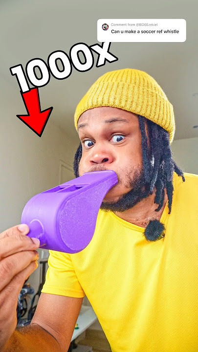 Tiny Vs Giant Soccer Whistle #soccerwhistle #football #funny