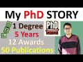 My PhD Story || Full PhD Journey, Awards, Fellowships, Publication and Foreign Trips || Monu Mishra