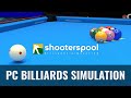 Shooterspool billiards simulation  official trailer 2021