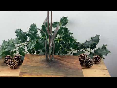 Double silver Dandelion Sculpture