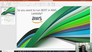 Text classification with BERT in AWS Lambda with AWS EFS - tutorial - part 1