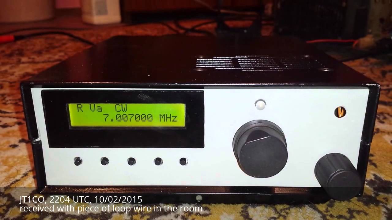 JT1CO received with homemade QRP transceiver YouTube