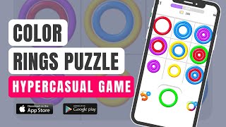 Color Rings Matching Puzzle 🎯🧩🦸‍♀️ Gameplay, Android, iOS screenshot 5