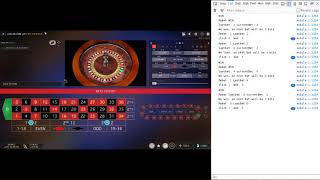 Live Roulette Session JavaScript Bot continue- Part 2
