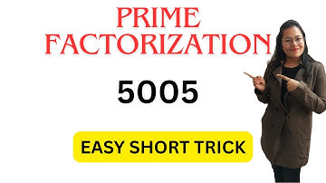 Prime Factorization of 5005 🤯 | Easy Method to Find Prime Factors