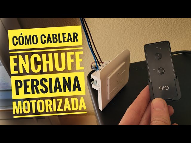 Interruptor para persianas con WIFI+RF DIO