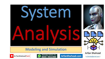 Modelling and Simulation (02)| System Analysis (for Modelling & Simulation)| by Arfan Shahzad