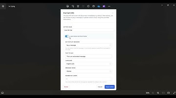 How to Use the IVR End Call Action in Workflows