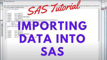 How to Import Excel CSV files into SAS 2020