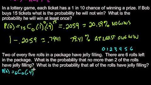 Binomial Probabilities & Experiments