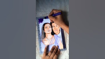 Aishwarya Rai 😍 #humdildechukesanam #aishwarya #drawing #salmankhan #shorts #stitchwithsimi