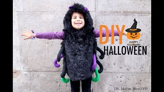 HALLOWEEN: DIY Como hacer disfraz de araña (patrones talla 12 meses a 7 años)