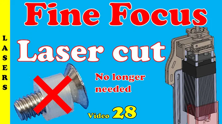 Longer Ray5 5w 10W laser Fine Focus Z fine focus adjustment quick swap maintenance