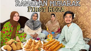 1ST RAMADAN WITH FAMILY 😇| ramzan Mubarak 🌙| NA60