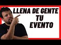 📣8 Ideas Para Promocionar Un Evento. Como Preparar un Evento Perfecto