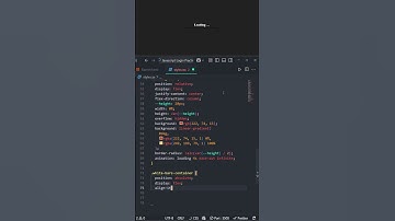 Create a Loading animation with CSS #html #css #coding #shortvideo #shorts