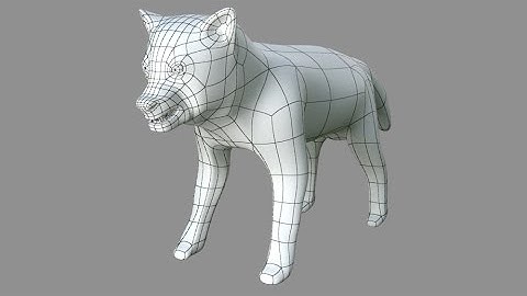 3DS MAX | WOLF | MODELING