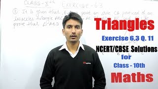 Chapter 6 Exercise 6.3 Question 11 - Triangles Class 10 maths Ncert Solutions
