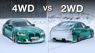 BMW M3 Competition 4WD vs 2WD Winter Test