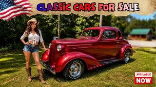 12 Rare Classic Cars Up for Sale by Owners today. 🔥 BETTER ACT FAST!🔥
