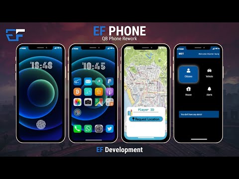 [FREE] New EF-Phone Iphone Design Phone For QBCore FrameWork