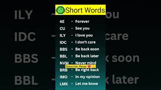Whatsapp short words 🥰 | love chat | #shorts #trending #youtubeshorts #shorts