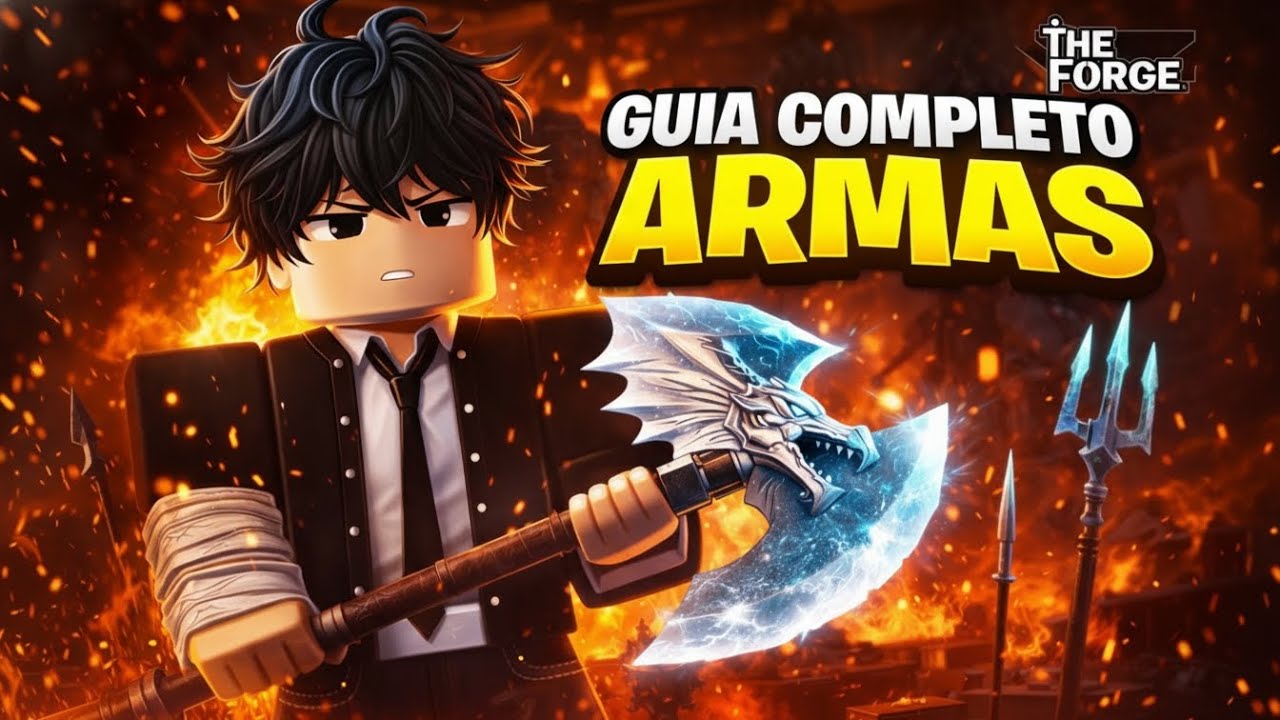 GUIA COMPLETO de ARMAS no THE FORGE (Roblox)