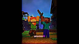 Alexbrine And Herobrine Vs Pillagers Edit.