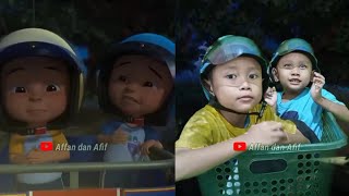 Upin Ipin Melihat Burung Hantu 🦉🦉