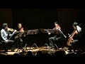 A book of clouds  for string quartet and live sound projection