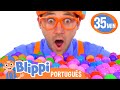 Aprende Cores com o Blippi! | Blippi em Português | Vídeos Educativos para Crianças