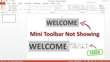 How to Fix Mini Toolbar Not Showing On Selection In PowerPoint