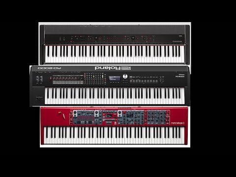 ROLAND RD 2000 VS KORG Grandstage VS NORD Stage 3   Battle on Stage. Fight !!!