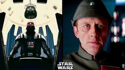 Admiral Piett’s Thoughts After Seeing Darth Vader Without his Helmet on in Episode 5! (Canon)