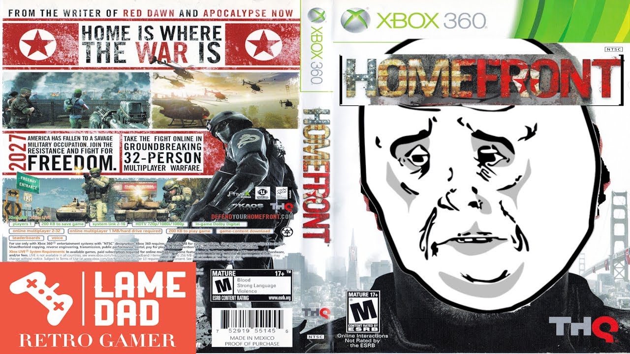 homefront - jogo de tiro fps guerra xbox 360 - Retro Games