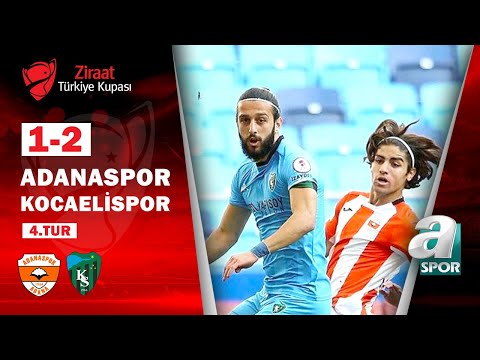 Adanaspor 1 - 2 Kocaelispor (Ziraat Türkiye Kupası 4. Tur Maçı) 01.12.2021